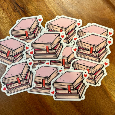 Book lover sticker