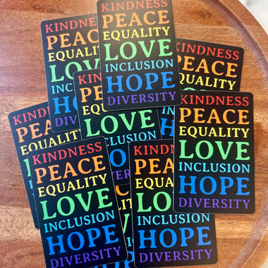 Pride Positivity sticker • bold