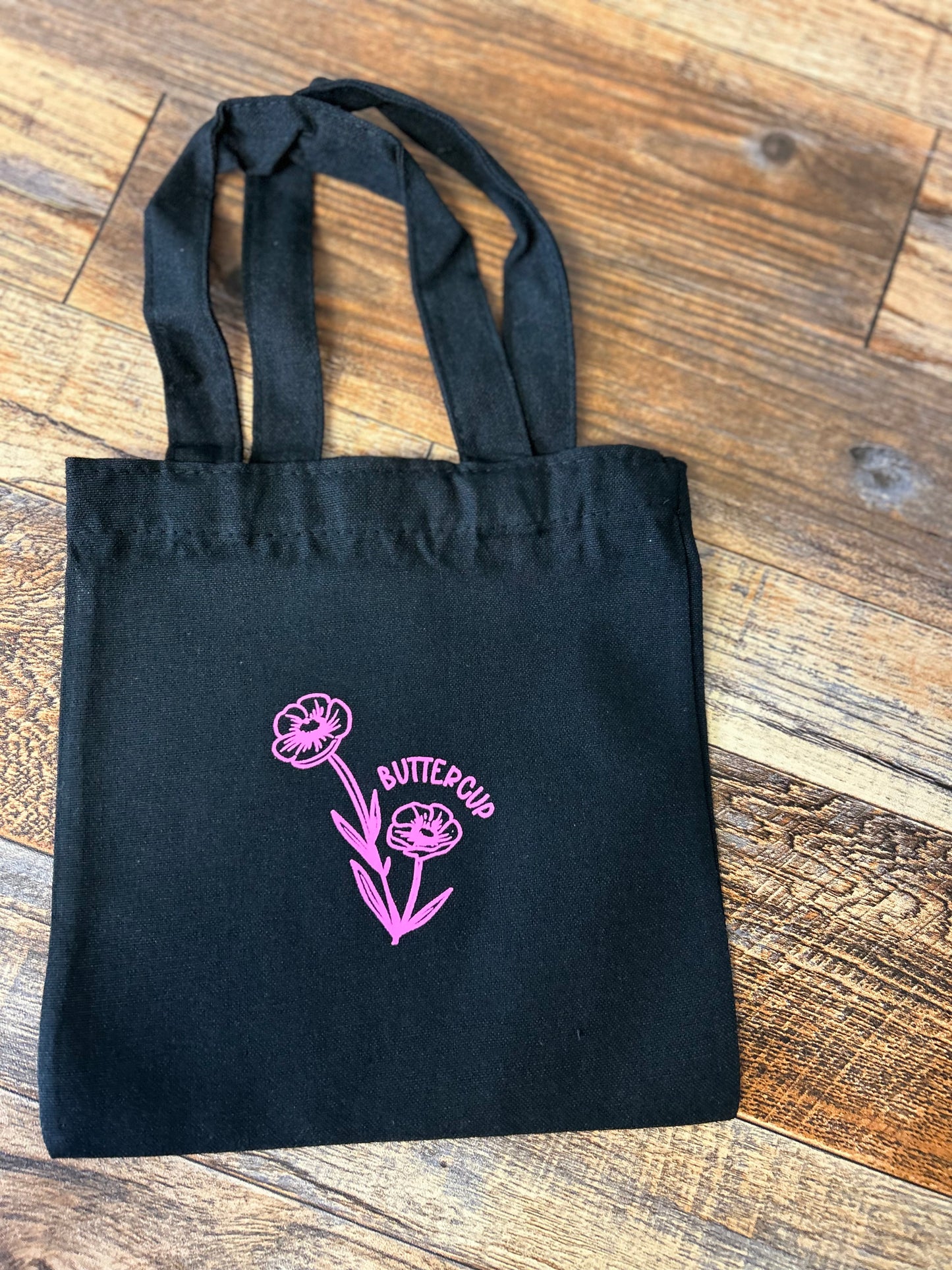 8” Wildflowers - small tote bag