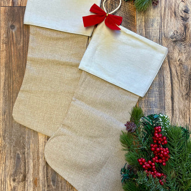 Burlap stocking