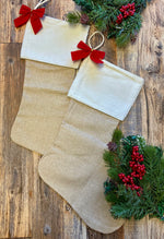 Burlap stocking