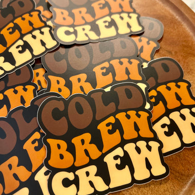 Cold Brew Crew sticker