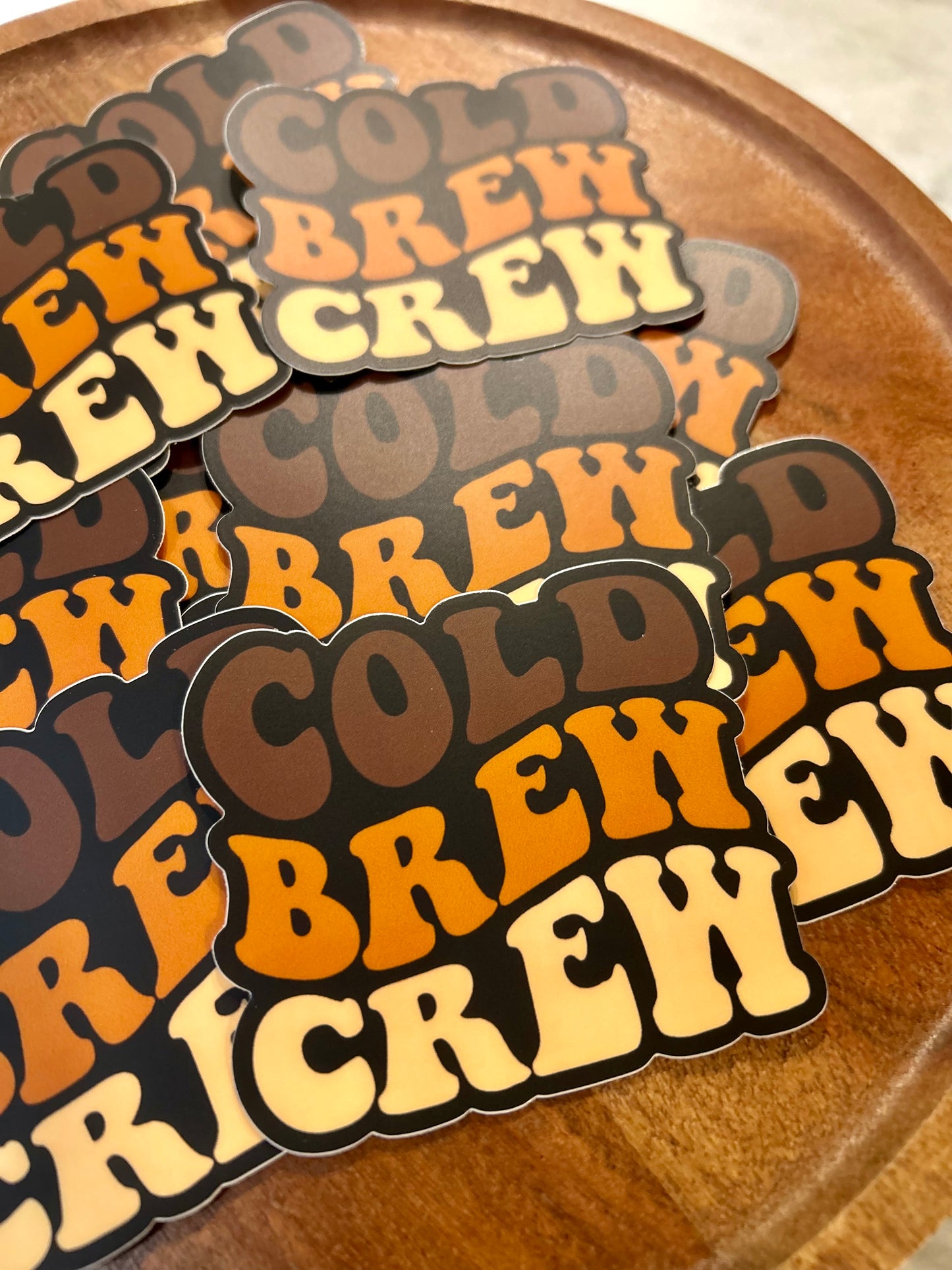 Cold Brew Crew sticker