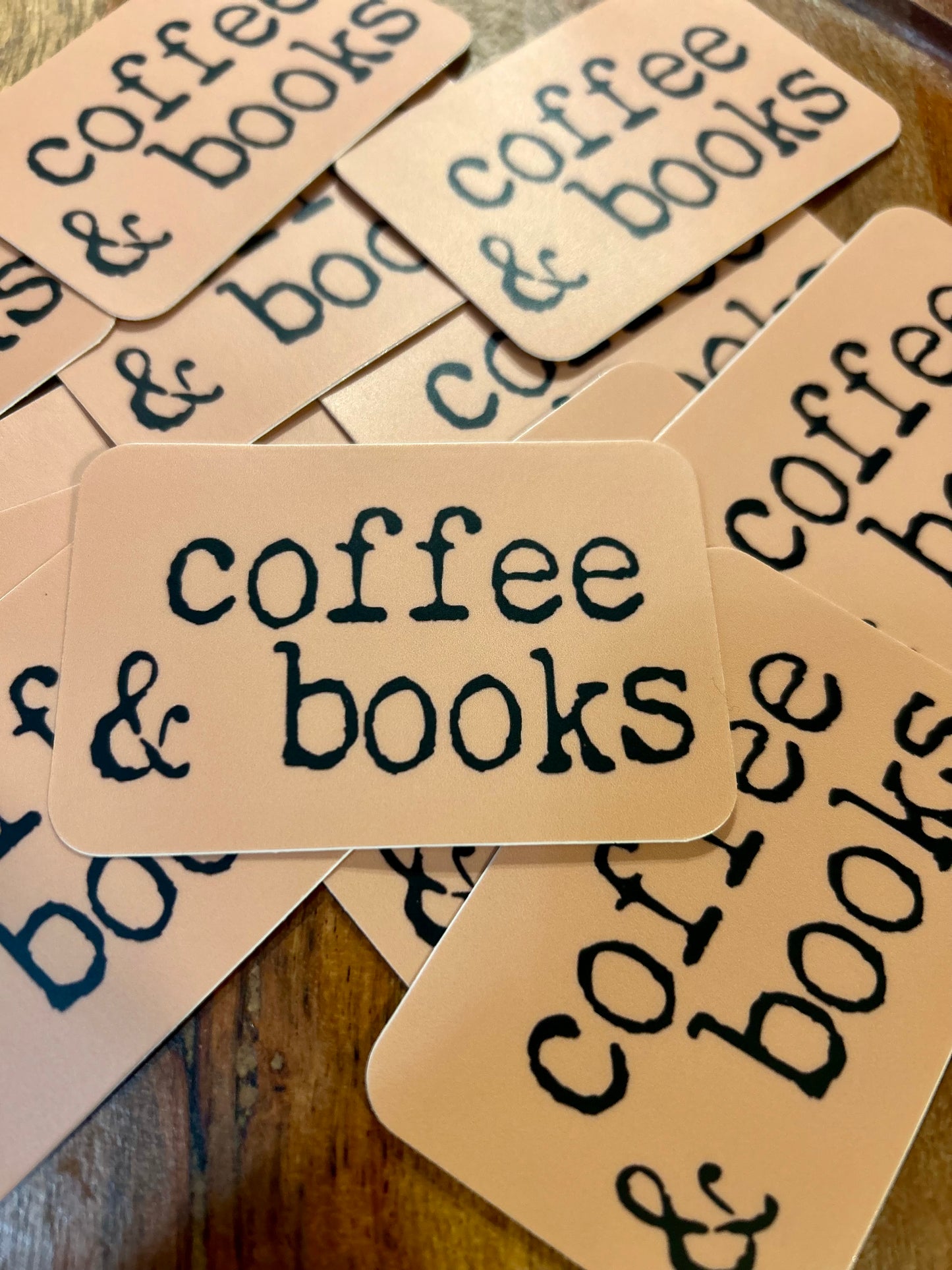 Coffee & books sticker