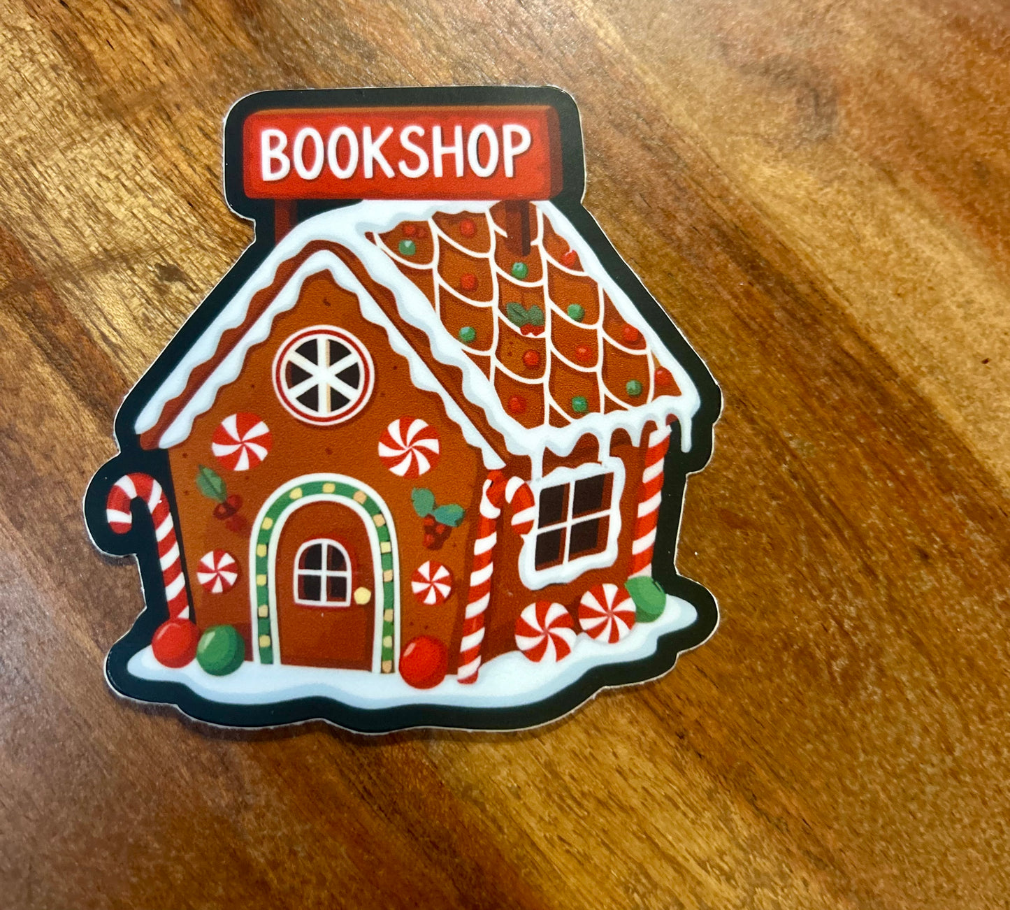 Christmas Bookshop sticker