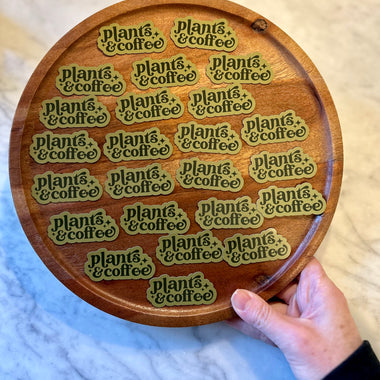 Plants & Coffee Magnet • green
