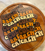Cold Brew Crew sticker