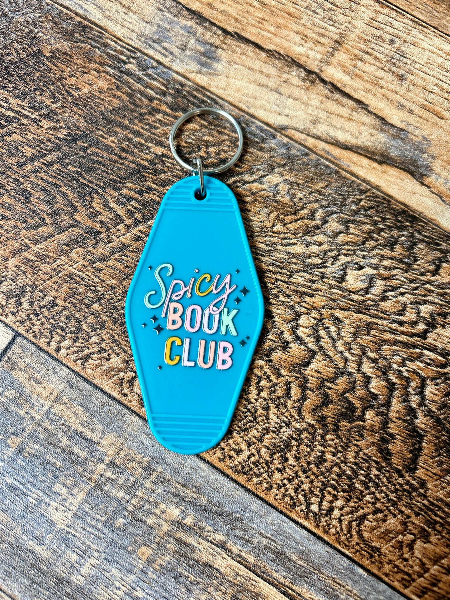 Spicy book club keychain