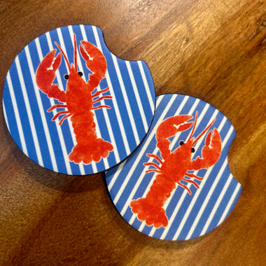 Lobster car coasters • set of 2