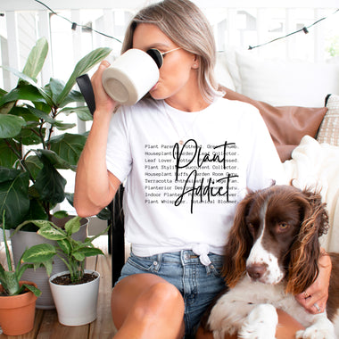 Plant Addict • white