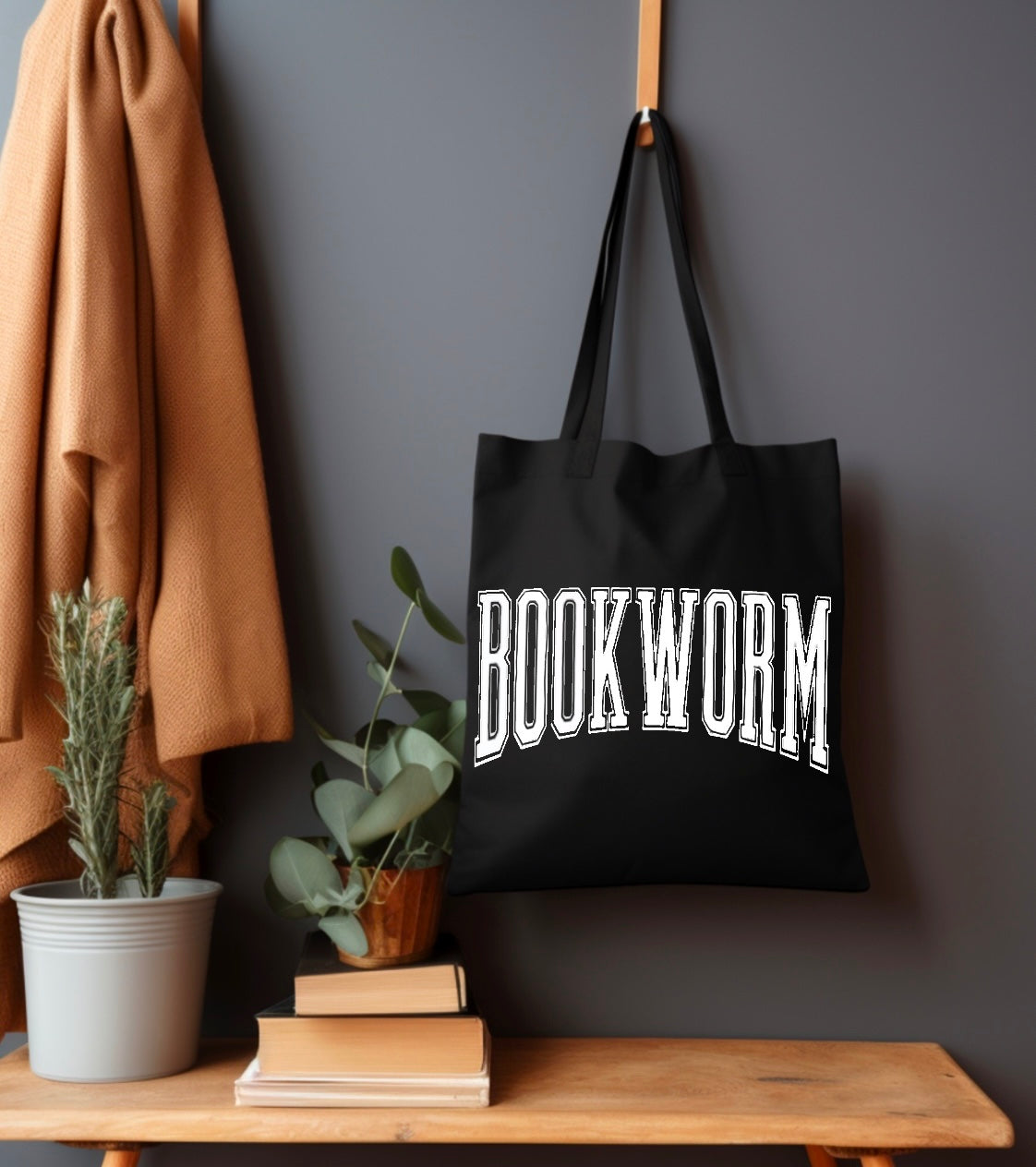 Bookworm Tote Bag