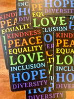 Pride Positivity sticker • bold