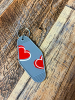 Hearts keychain
