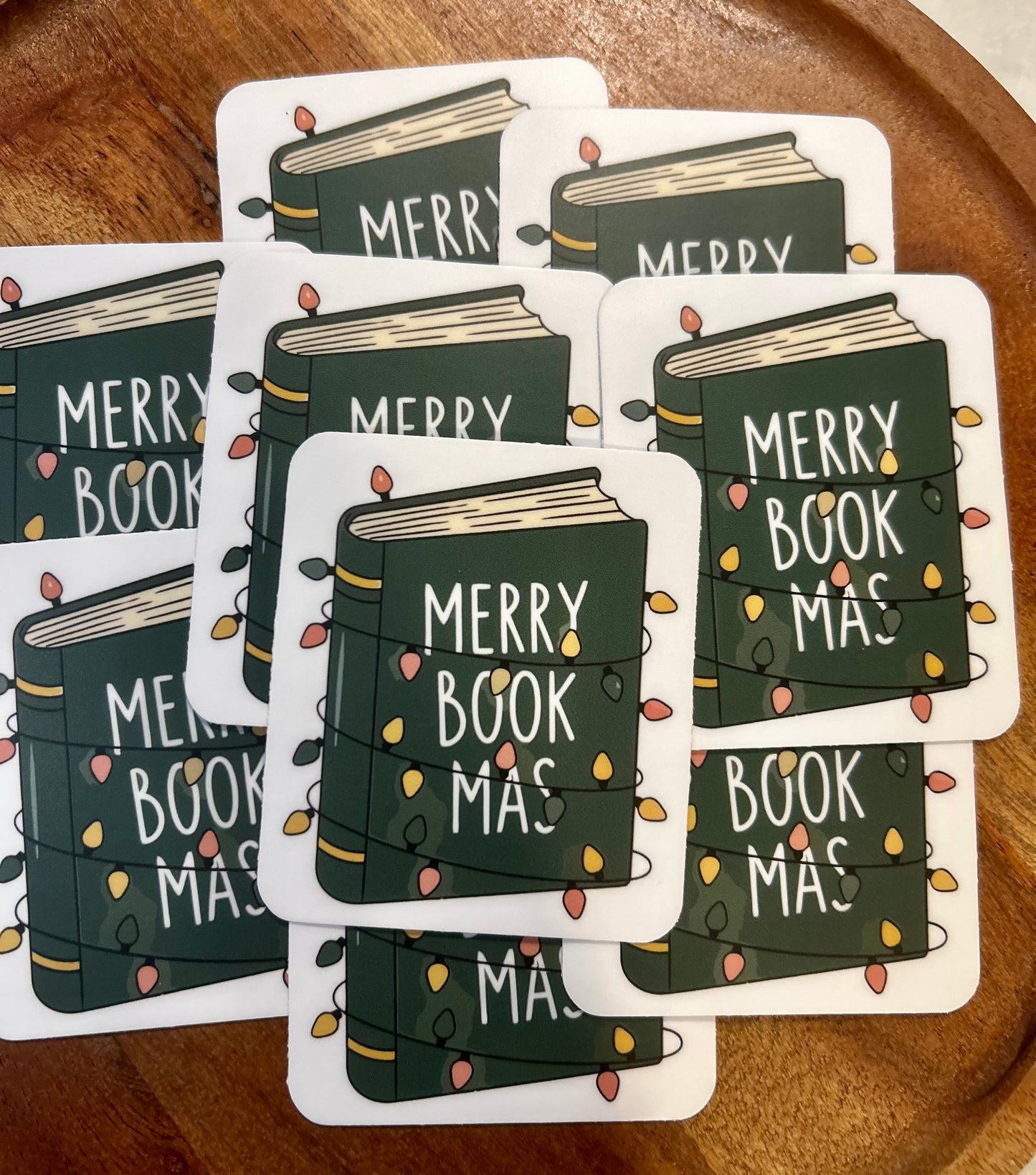 Merry Bookmas sticker