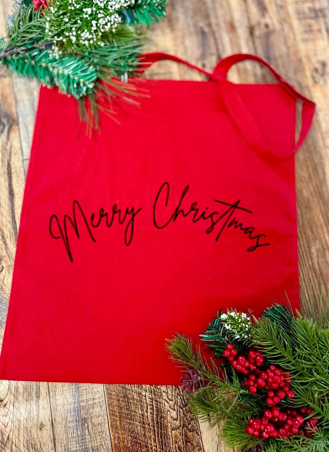 Merry Christmas tote bag