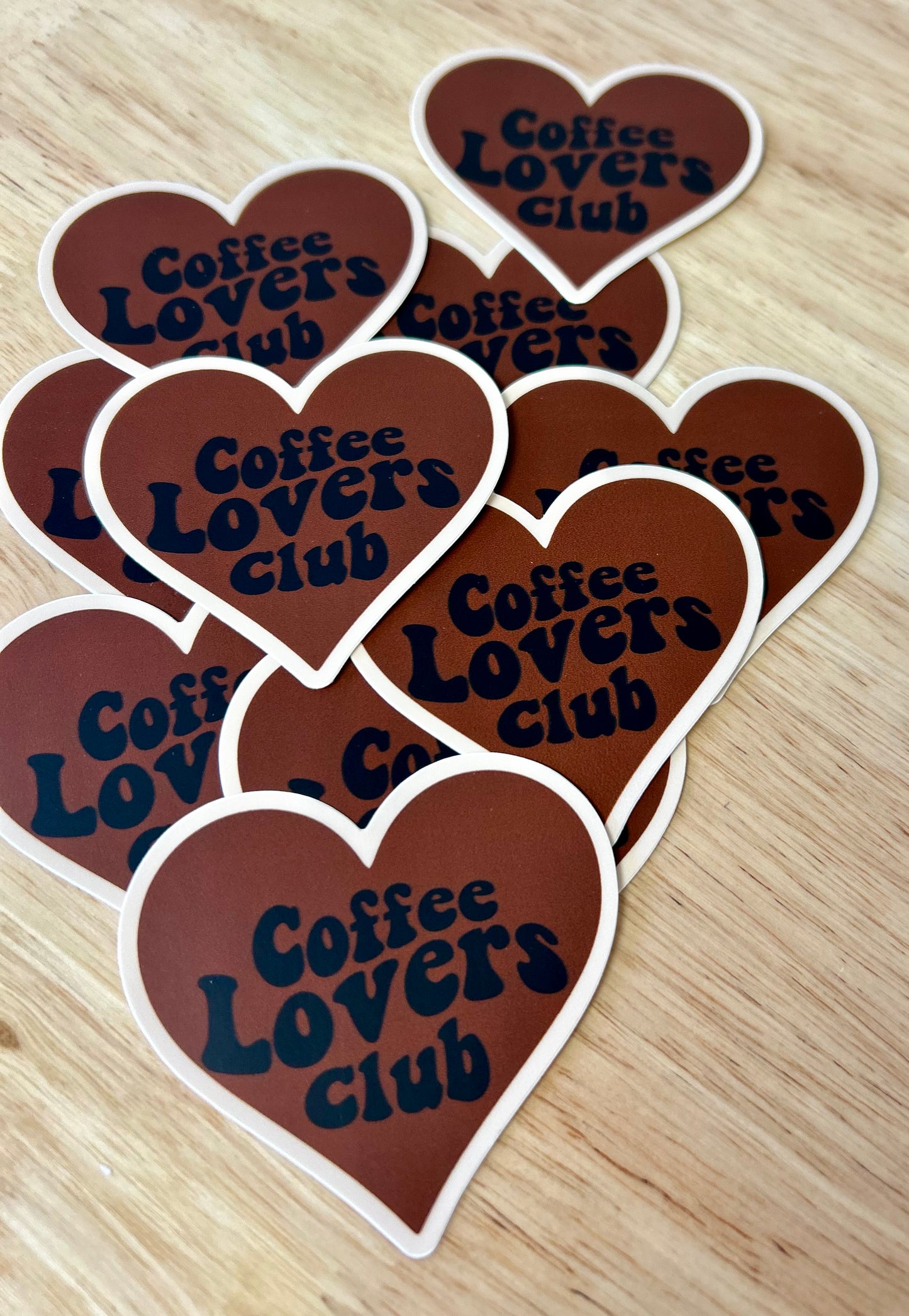 Coffee lovers club sticker • black