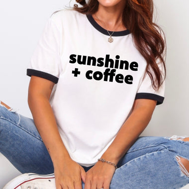Sunshine & coffee t-shirt