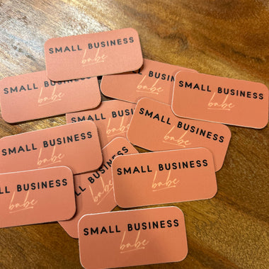 Small Business babe sticker