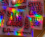 STFUATTDLAGG holographic Sticker