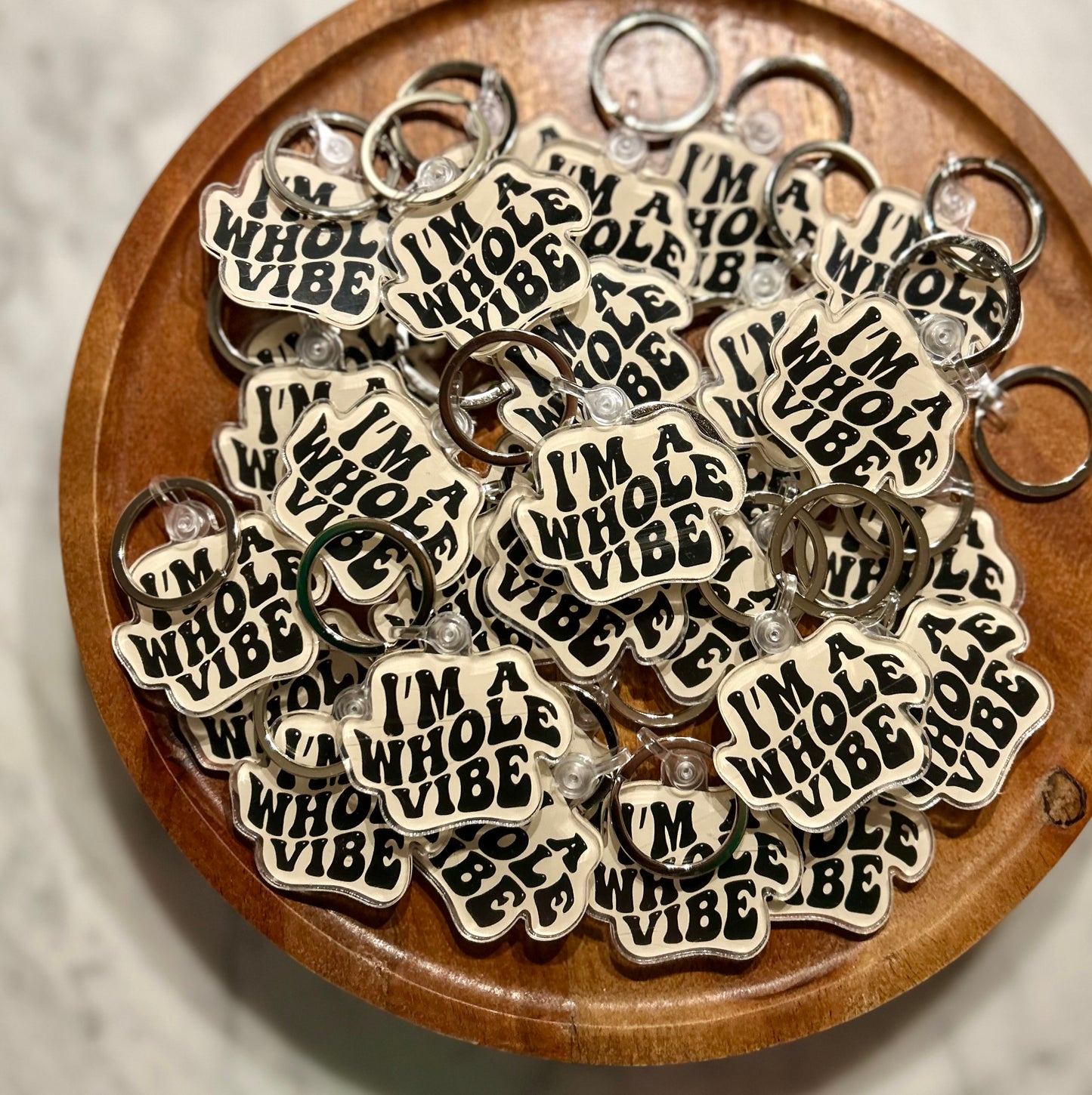 I’m a whole vibe Keychain