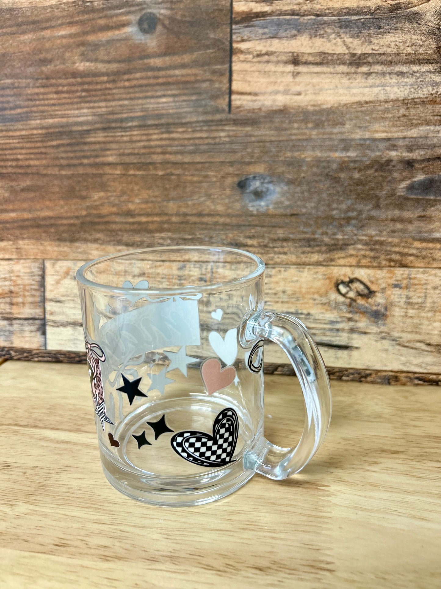 Wild Mama Glass coffee mug