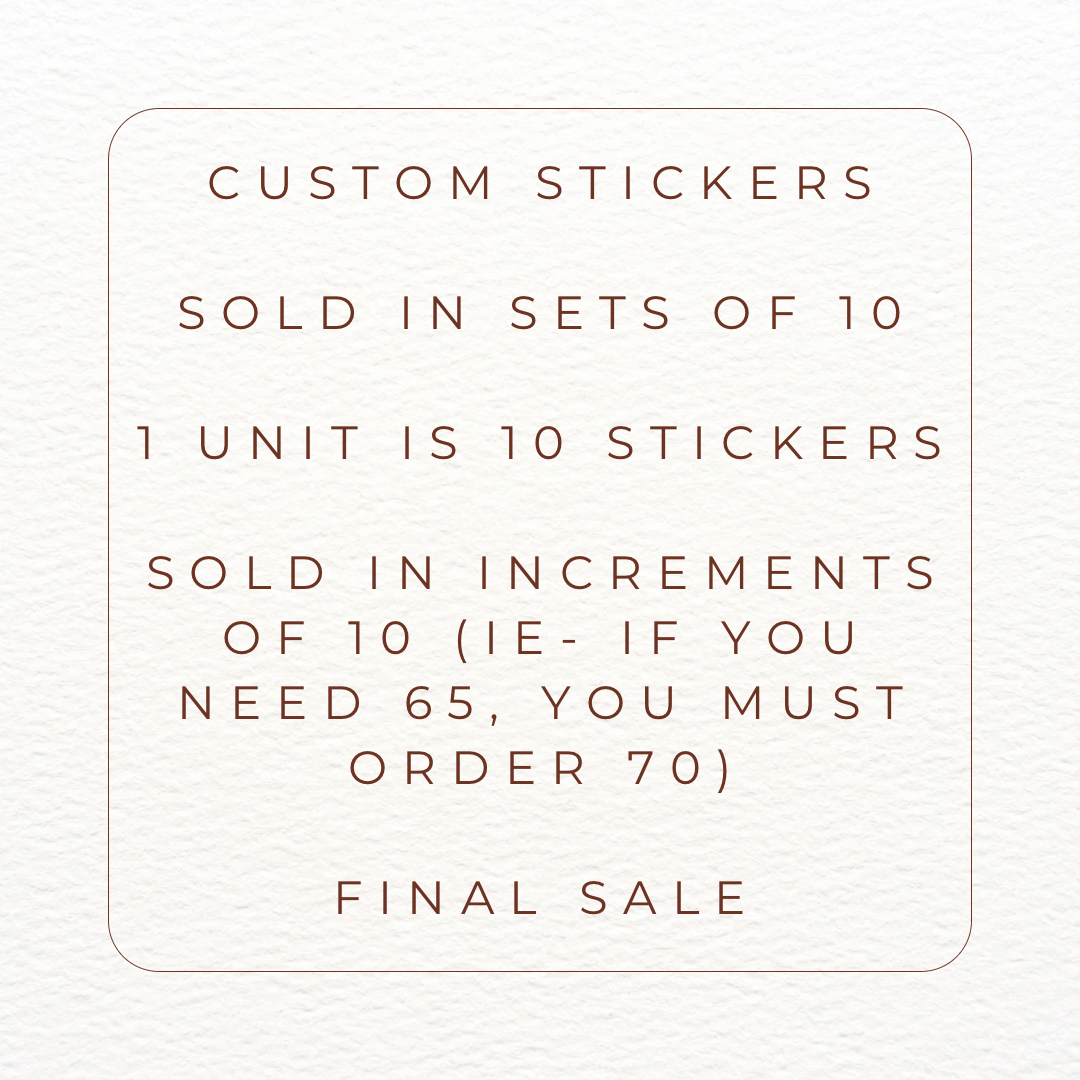 Lobster sticker • Custom set of 10
