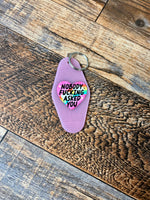 Nobody F*cking asked you keychain
