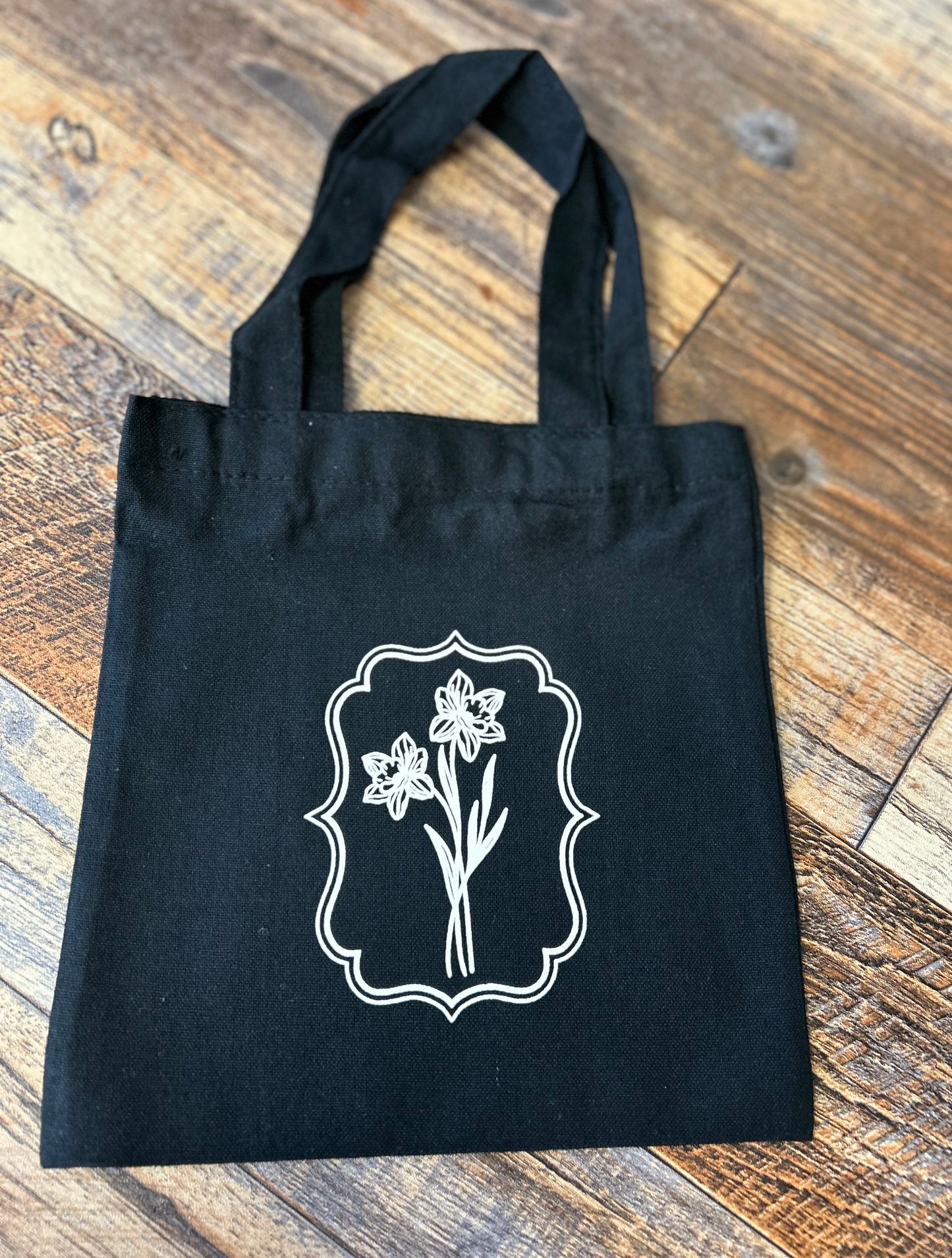 8” Wildflower - small tote bag