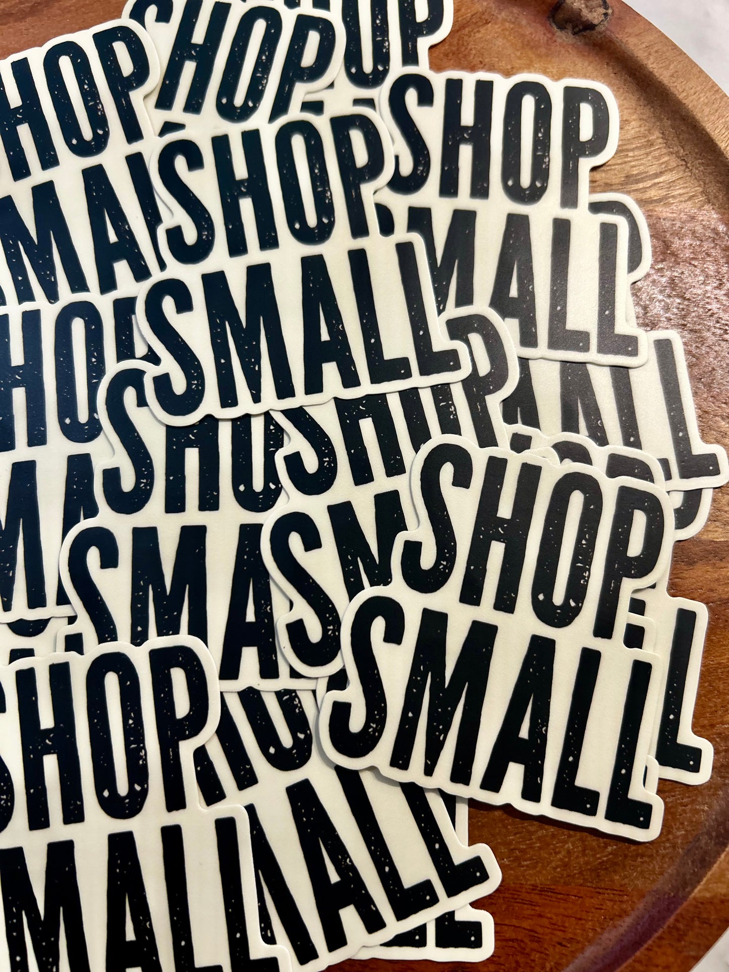 Shop Small sticker • distressed