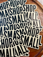 Shop Small sticker • distressed