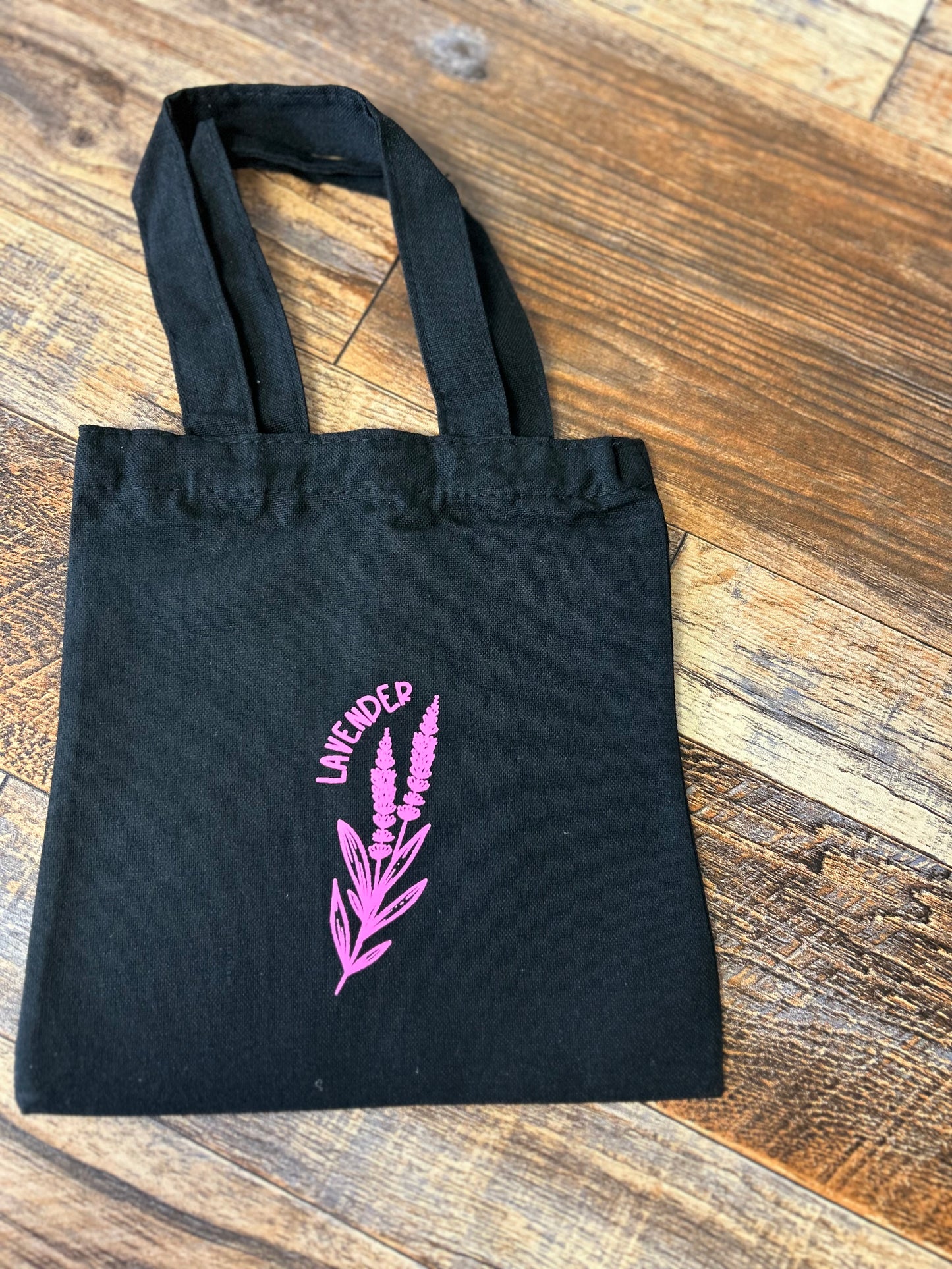 8” Wildflowers - small tote bag