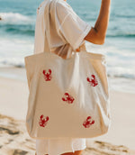 Little Lobsters beach Tote Bag