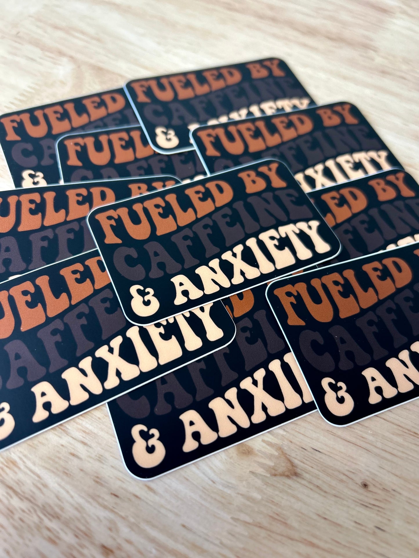 Caffeine & Anxiety sticker