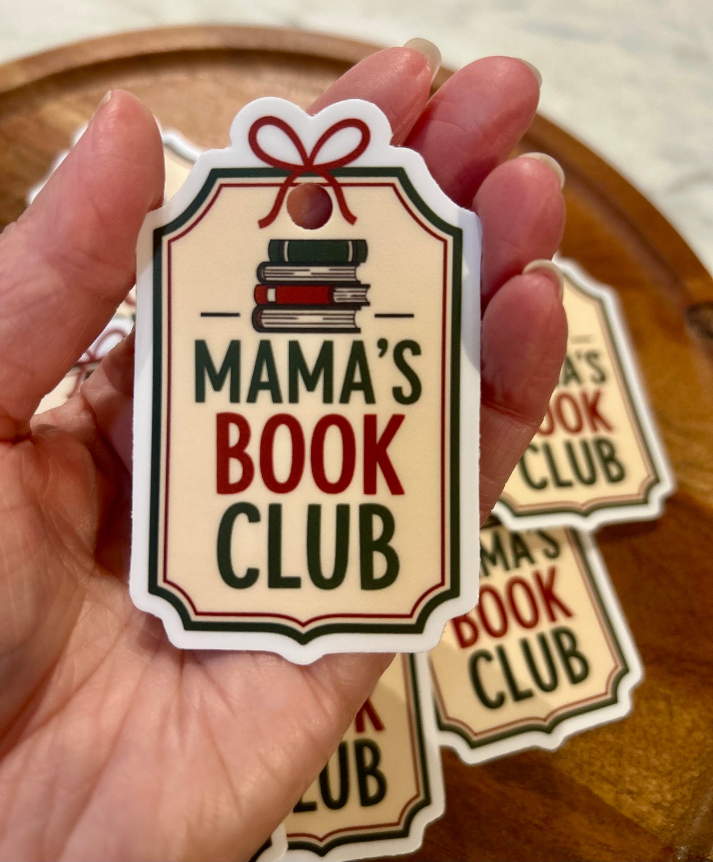 Mama’s book club sticker