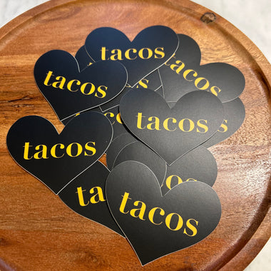 Tacos love sticker