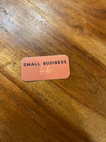 Small Business babe sticker