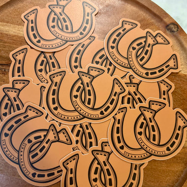 Lucky Horseshoes sticker