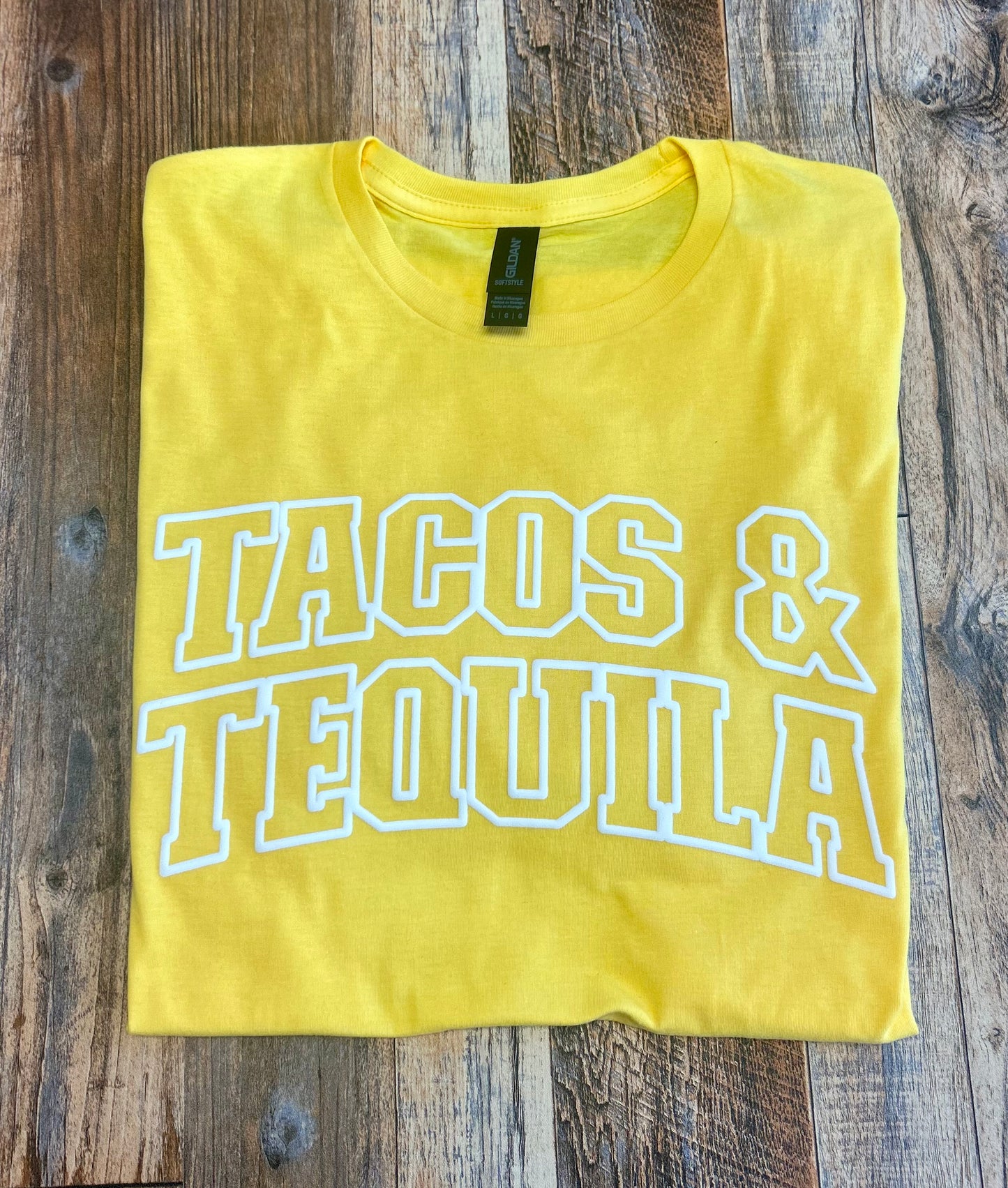 Tacos & Tequila (puff print)