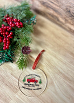 Farm fresh christmas trees ornament