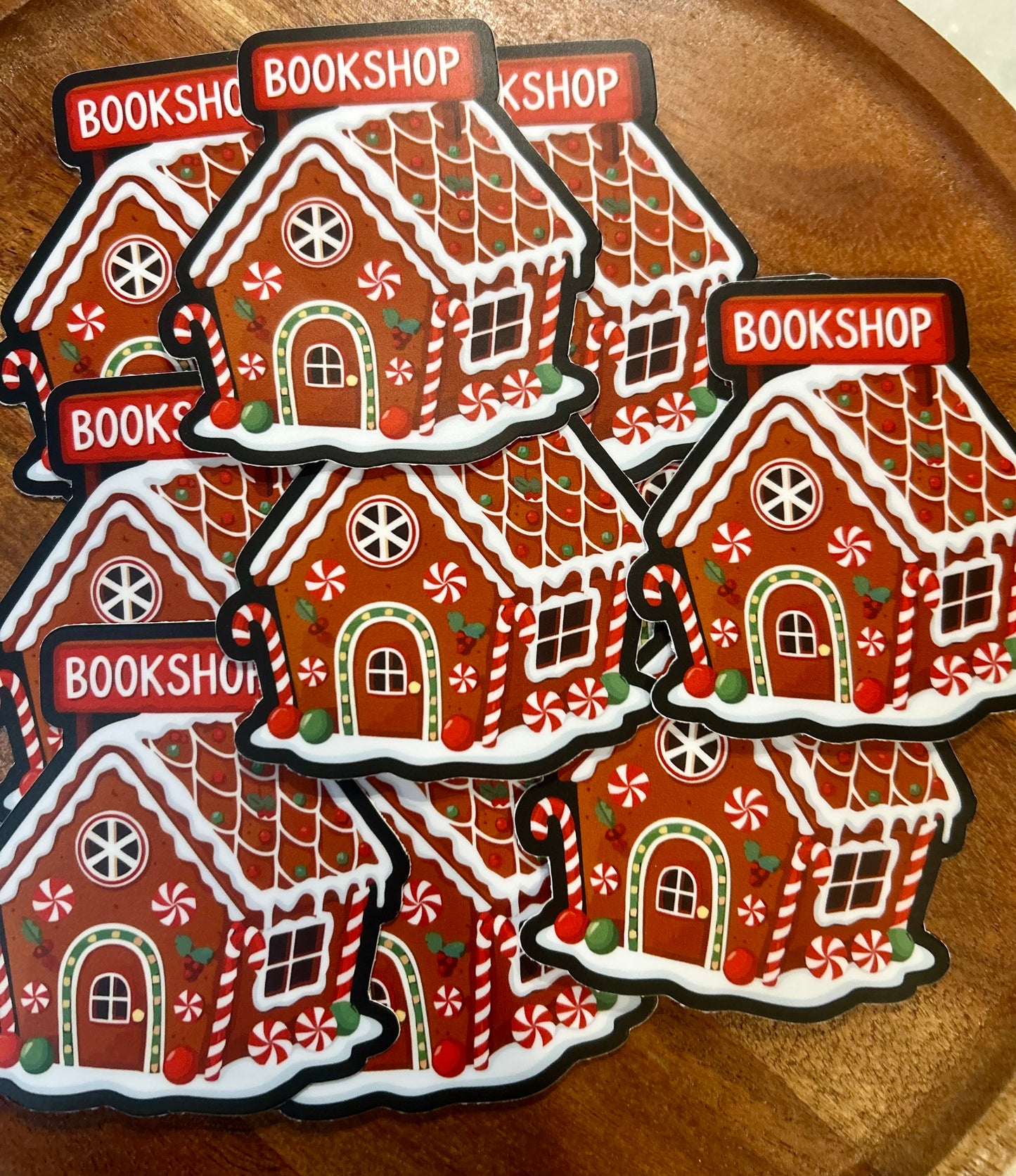 Christmas Bookshop sticker