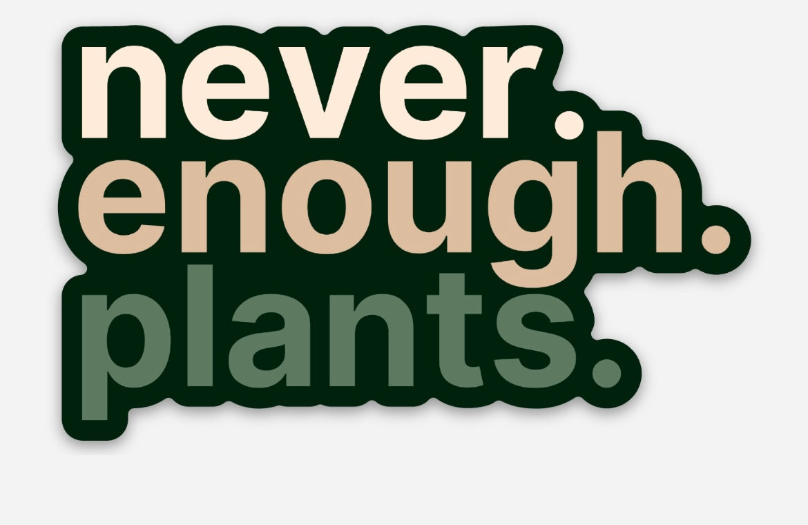 Never enough plants magnet • ombré