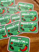 Hello I’m a Holly Jolly Smut Reader sticker