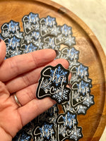 Shop Local sticker • Snowflakes