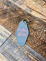 Coffee & Jesus keychain
