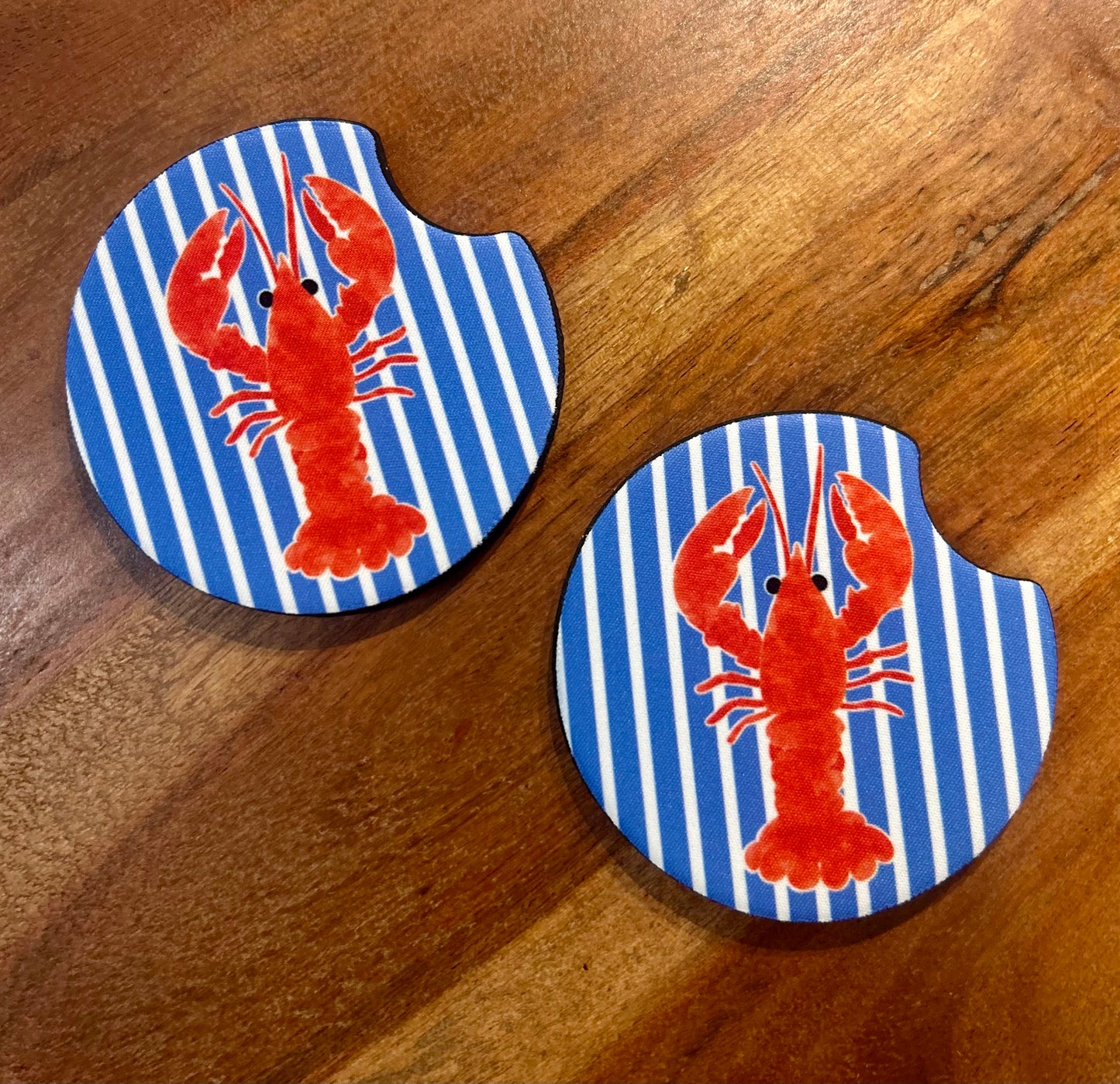 Lobster car coasters • set of 2