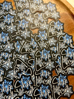 Shop Local sticker • Snowflakes