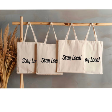 10” Stay Local - small tote bag
