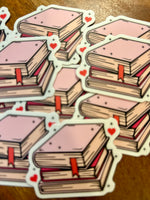 Book lover sticker