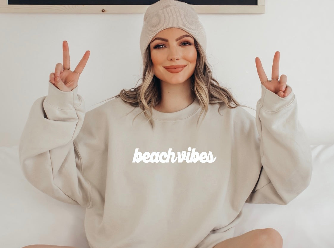 Beach vibes sweatshirt