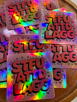 STFUATTDLAGG holographic Sticker